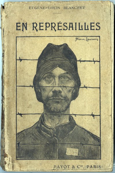कवर, "" एन रिप्रिसाइल्स ", यूजीन-लुई ब्लैंचेट द्वारा, जीन-पियरे लॉरेन्स द्वारा चित्रण (1875-1933)। संस्करण Payot et Compagnie, Paris द्वारा जीन पियरे लॉरेन्स