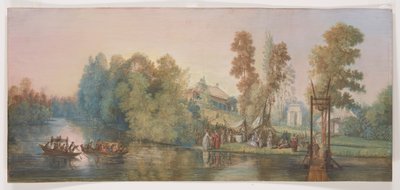 वीर दृश्य: एक झील पर पिकनिक, 1787 द्वारा जीन पियरे नॉर्ब्लिन