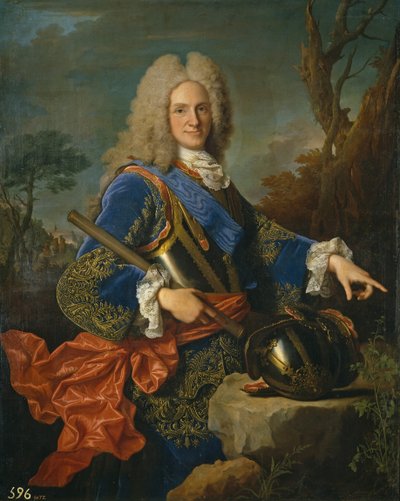 फिलिप वी 1683-1746 का पोर्ट्रेट, स्पेन का राजा, 1723 द्वारा जीन रांक