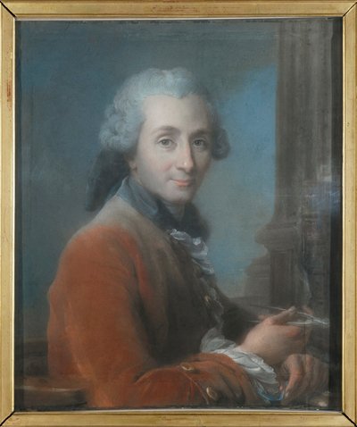 वास्तुकार जैक्स गोंडौइन डी फोलेविले का पोर्ट्रेट 1737-1818, सी. 1780. द्वारा जीन वैलेड