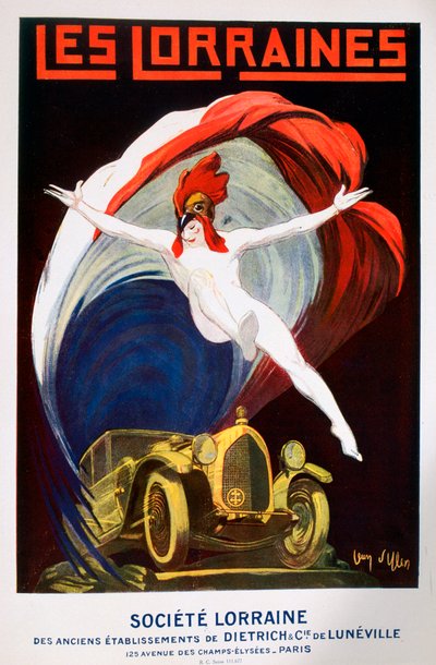 'लेस लोरेन', लोरेन सोसाइटी के लिए पोस्टर, 1925 द्वारा जीन विलेमोटो