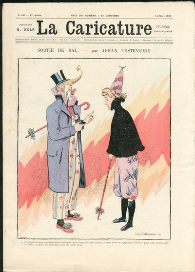 द कैरिकेचर (1880) द्वारा जहान टेस्टेव्यूइड