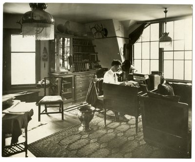 अर्नेस्ट थॉम्पसन सेटन, c.1918 (जिलेटिन सिल्वर फोटो) द्वारा जेसी टार्बो बील्स