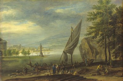 हार्बर लैंडस्केप द्वारा Joachim Franz Beich
