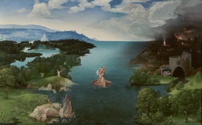 चारोन क्रॉसिंग द स्टाइल द्वारा Joachim Patinir