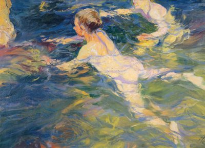 तैराकों, जावा द्वारा Joaquín Sorolla