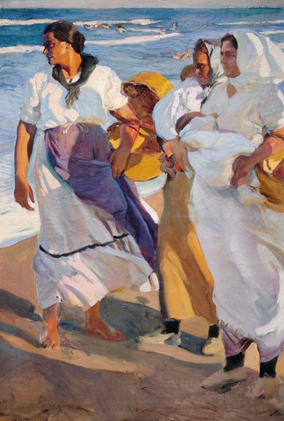 वेलेंसिया के फिशरवोमेन द्वारा Joaquín Sorolla