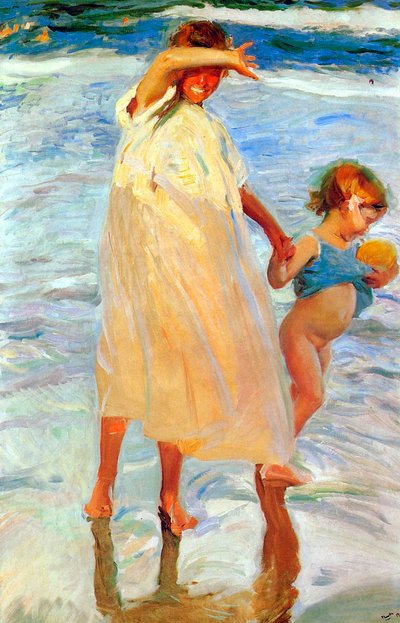 द टू सिस्टर्स, 1909। द्वारा Joaquín Sorolla