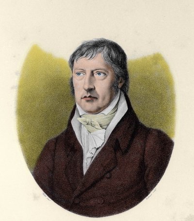 जॉर्ज विल्हेम फ्रेडरिक हेगेल (1770 - 1831), जर्मन दार्शनिक का पोर्ट्रेट द्वारा जोहान क्रिश्चियन (बाद) एक्सलर