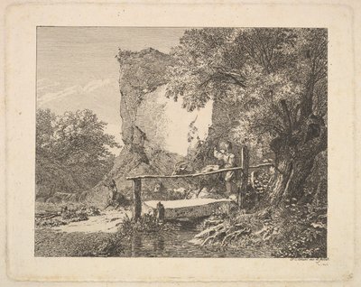 तीन बकरियों वाला एक लड़का, 1815। द्वारा जोहान क्रिश्चियन एरहार्ड