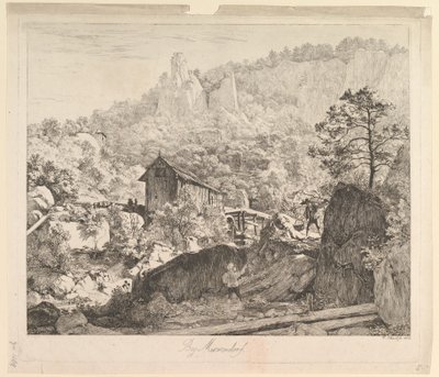 1818 के आसपास मैक्डोर्फेन। द्वारा जोहान क्रिश्चियन एरहार्ड