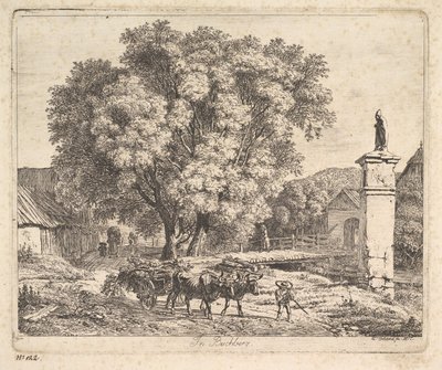 बुचबर्ग में, 1817। द्वारा जोहान क्रिश्चियन एरहार्ड