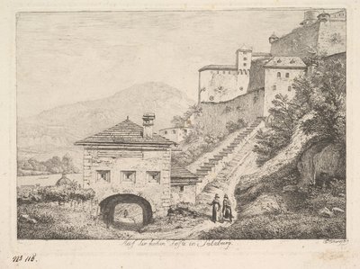 साल्ज़बर्ग में उच्च अवकाश, 1819। द्वारा जोहान क्रिश्चियन एरहार्ड