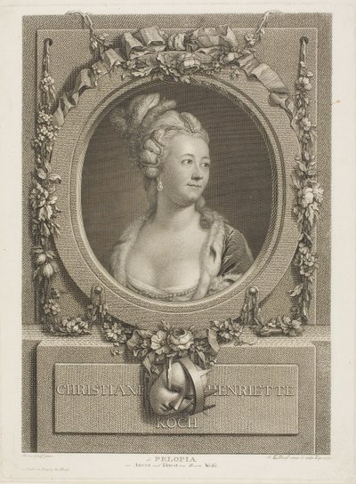 क्रिस्टियाने हेनरीट कोच द्वारा Johann Friedrich Bause