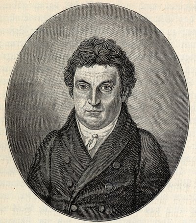जोहान गोटलिब फिच्ते का पोर्ट्रेट 1762-1814। द्वारा जोहान फ्रेडरिक जुगेली