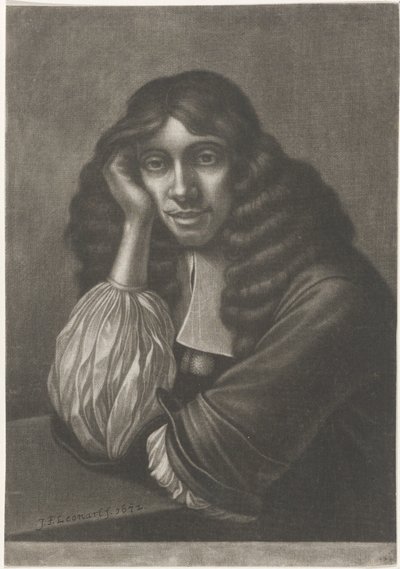Portret van Hans Braun द्वारा जॉन फ्रेडरिक लियोनार्ड