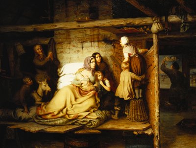 बाढ़; डाइ Uberschwemmten, 1846 द्वारा जोहान जॉर्ज मेयर