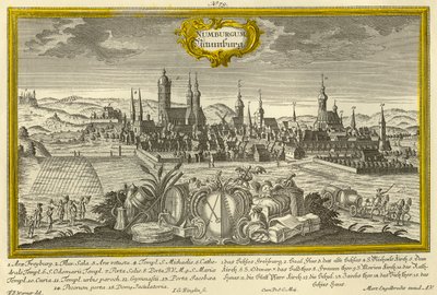 नुरेमबर्ग, c1740 द्वारा जोहान जॉर्ज रिंगलिन