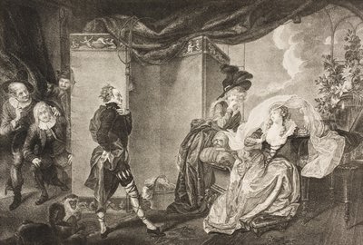 ओलिविया का बगीचा, एक्ट III, सीन IV, &39;ट्वेल्थ नाइट, ऑर व्हाट यू विल&39; से, द बॉयडेल शेक्सपियर गैलरी से, 19 वीं सदी के अंत में प्रकाशित हुआ। द्वारा जोहान हेनरिक रामबर्ग