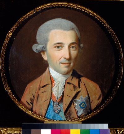 प्रिंस निकोलाई इवानोविच साल्टीकोव (1736-1816) का चित्र - जोहान हेनरिक श्मिट (1749-1829) द्वारा बनाया गया कार्य, कागज़ पर पेस्टल (27.5x27.5 सेमी), लगभग 1780 - प्रिंस निकोले आई. साल्टीकोव का चित्र, जेएच स्मिड्ट द्वारा कागज़ पर पेस्टल द्वारा जोहान हेनरिक श्मिट