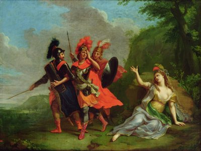आर्मलो के आर्म्स से कार्लो और उबलडो ने रिनाल्डो को, 1783 में छीन लिया द्वारा जोहान हेनरिक टिस्किन