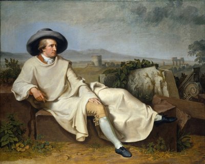 कैम्पेग्ना, 1787 में गोएथे द्वारा Johann Heinrich Wilhelm Tischbein