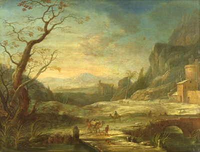 ओरिएंटल लैंडस्केप द्वारा Johann Holst