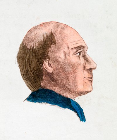 एक दार्शनिक और गहन व्यक्ति की चेहरे की विशेषताएं, 1808 द्वारा जोहान कास्पर लवाटर