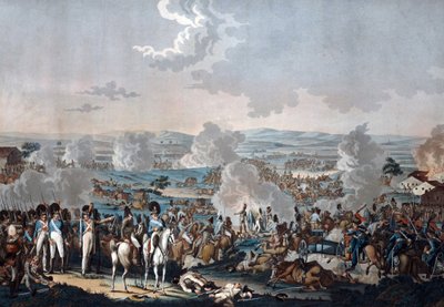 वाग्राम की लड़ाई (1809) - रुगेंडास, जोहान लोरेंज, द यंगर (1775-1826) - एक्वाटिंट - 52,8x63,4 - निजी संग्रह द्वारा जोहान लोरेंज रगेंदास