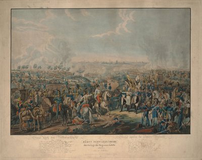 राष्ट्रों की लड़ाई के बाद: राजकुमार श्वार्ज़ेनबर्ग 18 अक्टूबर, 1813 को जीत की खबर लाते हुए द्वारा जोहान लोरेंज रगेंडास द यंगर