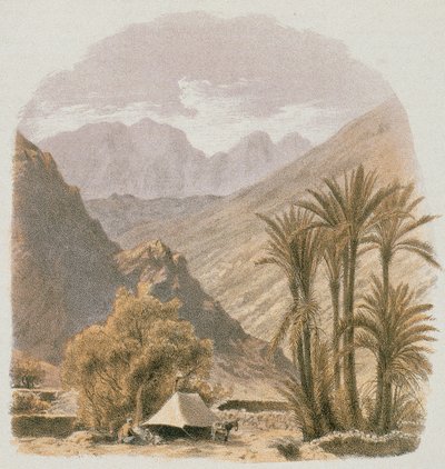 सिनाई। Bernatz et alii द्वारा नक़्क़ाशी - Steinkopk JF Editore द्वारा जोहान मार्टिन बर्नट्ज