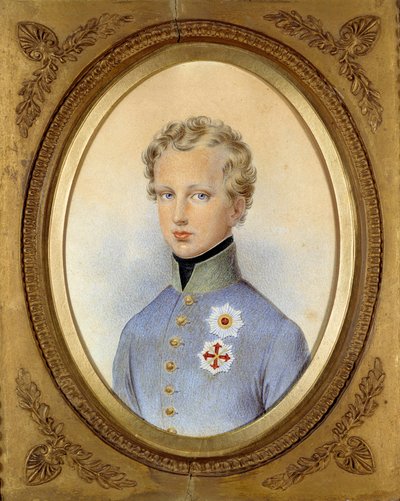 ड्यूक ऑफ रीचस्टेड (1811-1832), नेपोलियन I के बेटे और ऑस्ट्रिया की मैरी लुईस का पोर्ट्रेट जोहान नेपोमुक एंडर (1793-1854) 1830 द्वारा चित्रकारी निजी संग्रह - नेपोलियन के बेटे रीचस्टेड (1811-1832) के ड्यूक का पोर्ट्रेट मैं और ऑस्ट्रिया की मैरी लुईस द्वारा जोहान नेपोमुक एंडर