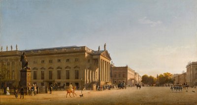 द रॉयल ओपेरा, अन्टर डेन लिंडेन, 1845। द्वारा जोहान फिलिप एडुआर्ड गार्टनर
