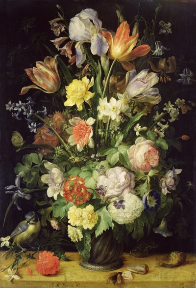 फ़ुल एंड लाइफ़ विथ फ़ुल एंड ब्लू टाइट द्वारा Johann Rudolf Byss