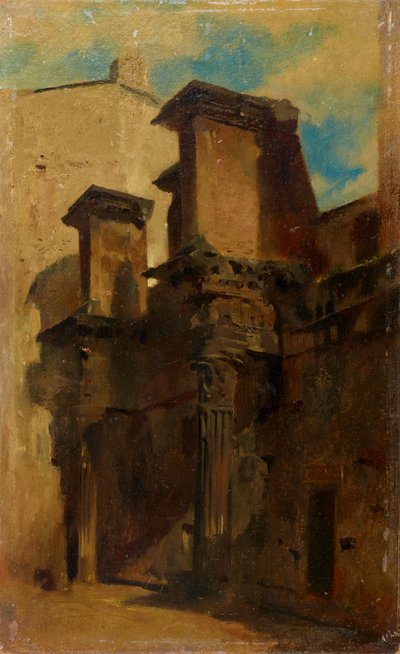 रोम में नर्व फोरम (फोरम ट्रांज़िटोरियम) के स्तंभ द्वारा जोहान टिल द यंगर