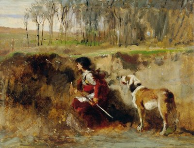 कुत्ते के साथ नाइट का अध्ययन करें द्वारा जोहान टिल द यंगर