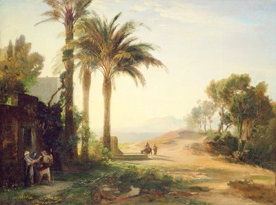 मैन ऑफ द जेरिको (सुबह) का प्रस्थान c.1856 द्वारा जोहान विल्हेम शिमर