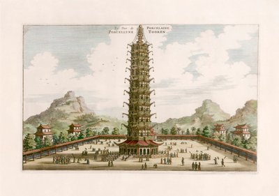 चीनी मिट्टी के बरतन टॉवर द्वारा जोहान्स (बाद में) निओहोफ