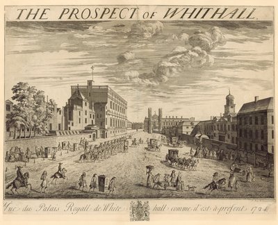 व्हाइटहॉल की योजना, 1724 द्वारा जोहान्स किप