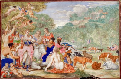 यूरोप का बलात्कार, 1621। द्वारा जोहान्स कोएनिग