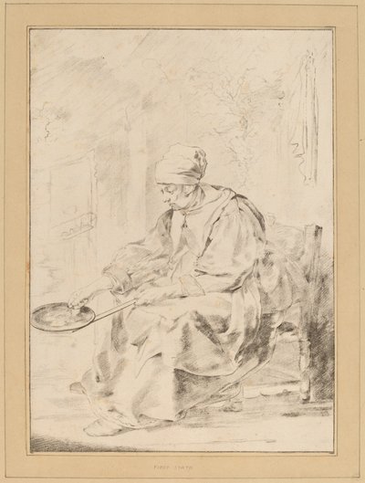 पैनकेक वुमन, 1768। द्वारा जोहान्स कोर्नलीन