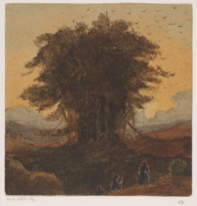कई पक्षियों वाला पेड़ द्वारा Johannes Tavenraat