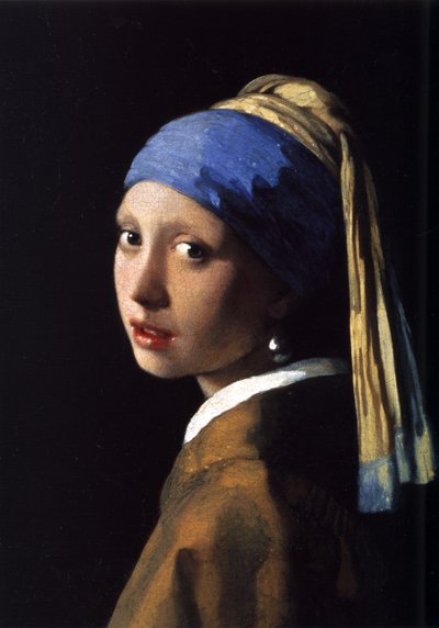 एक पर्ल बाली के साथ लड़की द्वारा Johannes Vermeer