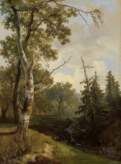 Waldstück bei Wolfheze (वुल्फेज़ के पास वन दृश्य) द्वारा जोहान्स वार्नार्डू की तस्वीरें