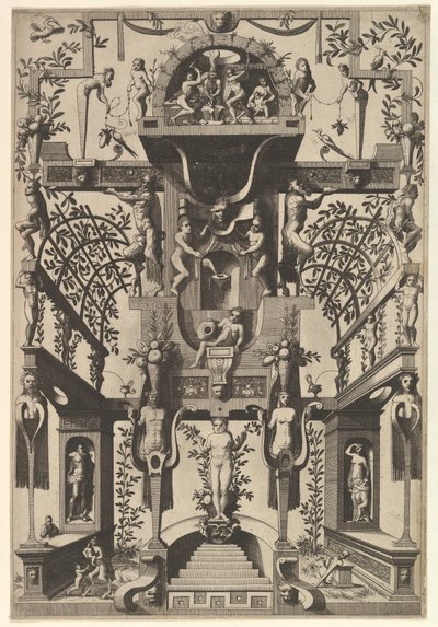 आधुनिक विचित्र सजावट, 1557। द्वारा जोहान्स वैन डोएटेकम I