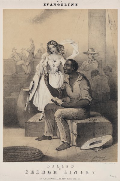 जॉर्ज लिनले द्वारा इवांगेलिन, गाथागीत (लिथो) द्वारा जॉन (बाद)