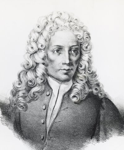 फ्रांसेस्को टोर्टी का पोर्ट्रेट (1658-1741), इतालवी एनाटोमिस्ट और चिकित्सक द्वारा वाल्टर चार्ल्स मिल्स