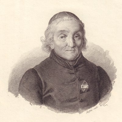 इतालवी धर्मशास्त्री पिएत्रो तंबुरिनी (1737-1827) का पोर्ट्रेट, माफ़िसो द्वारा तांबे की नक्काशी द्वारा वाल्टर चार्ल्स मिल्स