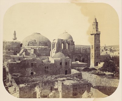 डोम ऑफ द होली सीपुलचर, जेरूसलम, 1860। द्वारा जॉन एंथनी