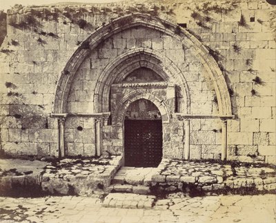 वर्जिन का मकबरा, जेरूसलम, 1860। द्वारा जॉन एंथनी